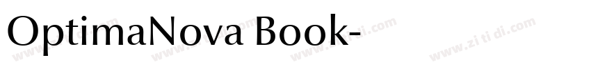 OptimaNova Book字体转换 OptimaNova Book字体转换